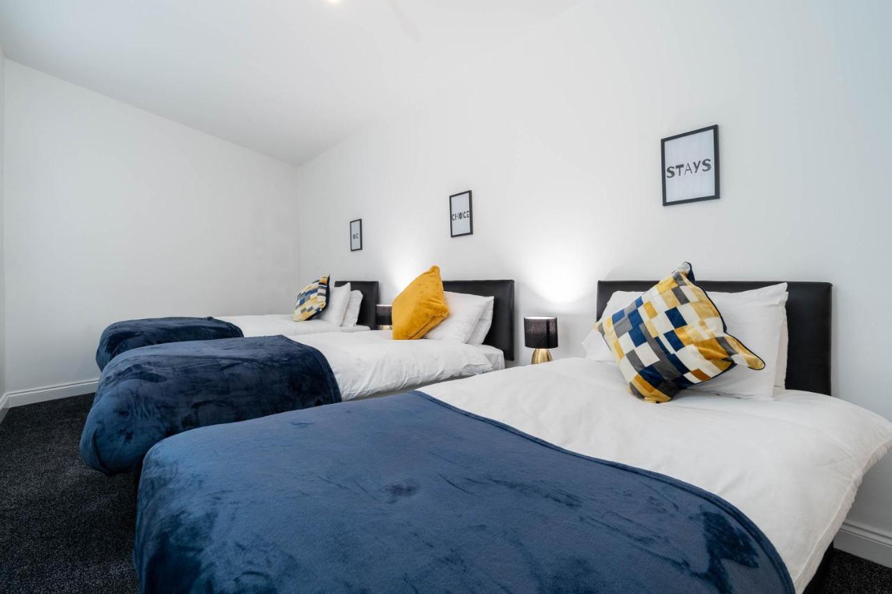 Three Bedroom Apartment- One Choice Stays Serviced Accommodation- Jewellery Quarter Birmingam Exterior foto