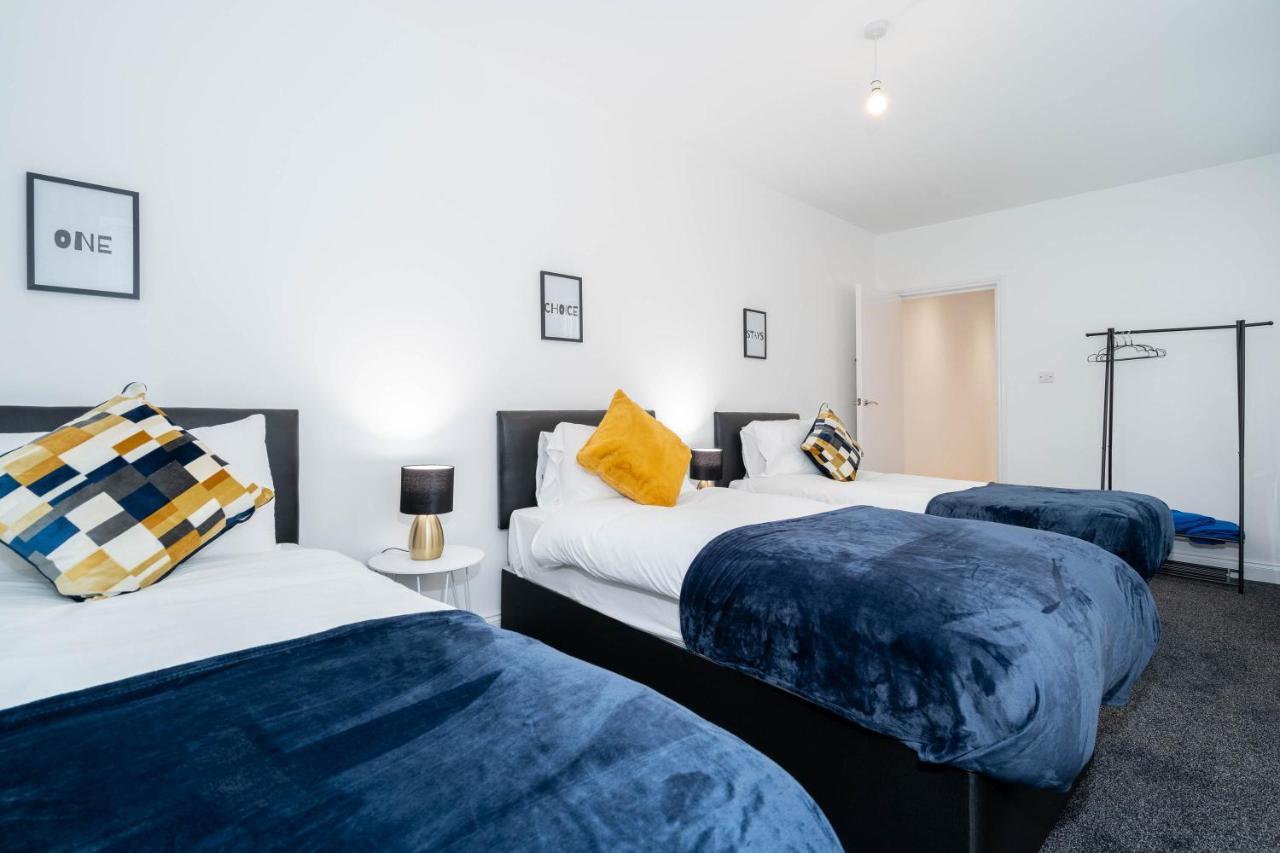 Three Bedroom Apartment- One Choice Stays Serviced Accommodation- Jewellery Quarter Birmingam Exterior foto